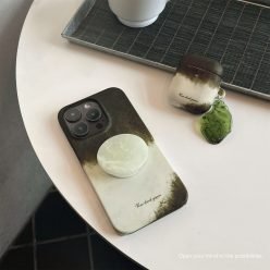 暗青苔綠磨砂菲林硬殼防摔iPhone手機殼